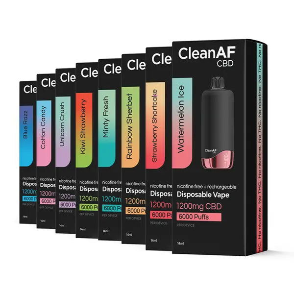 CBD Vapes Variety Pack - 8 Vape Flavors! CleanAF CBD CBD Vapes Variety Pack - 8 Vape Flavors! CleanAF CBD