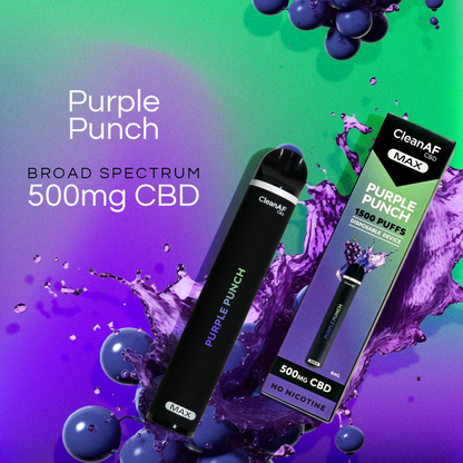 500mg CBD Vape Pen - Purple Punch