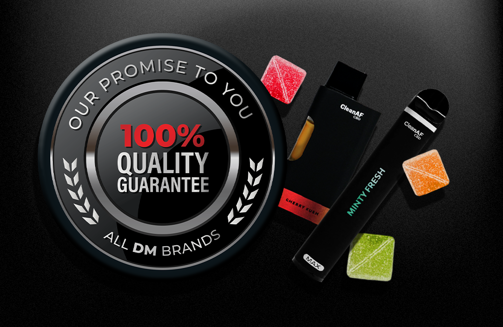 CleanAF has a 100% quality guarantee.