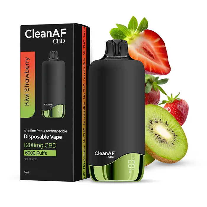 disposable strawberry kiwi CBD vape