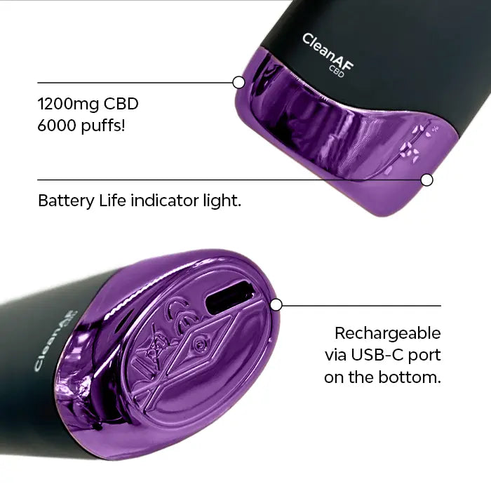 CBD unicorn crush vape features