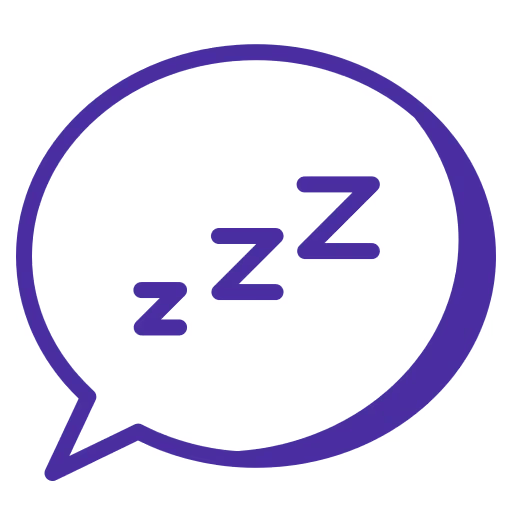 sleep icon for CBD sleep gummies with melatonin