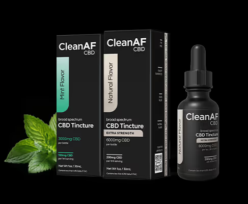 CBD tincture boxes and bottle