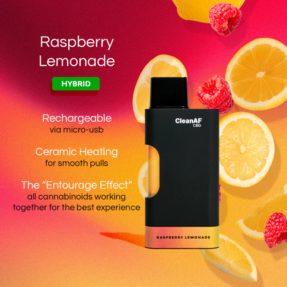 2 Gram Full Spectrum CBD Vape Pen - Raspberry Lemonade [Hybrid]