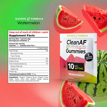 Delta-9 THC Gummies - Watermelon