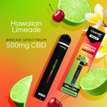 500mg CBD Vape Pen - Hawaiian Limeade