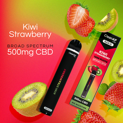 500mg CBD Vape Pen - Kiwi Strawberry