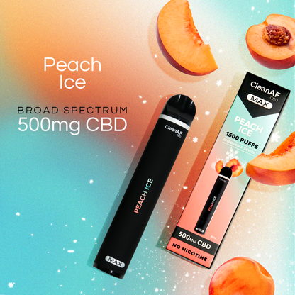 500mg CBD Vape Pen - Peach Ice