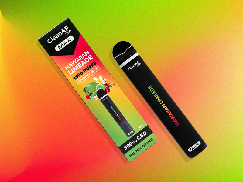CleanAF has the best broad spectrum CBD vapes in the industry.