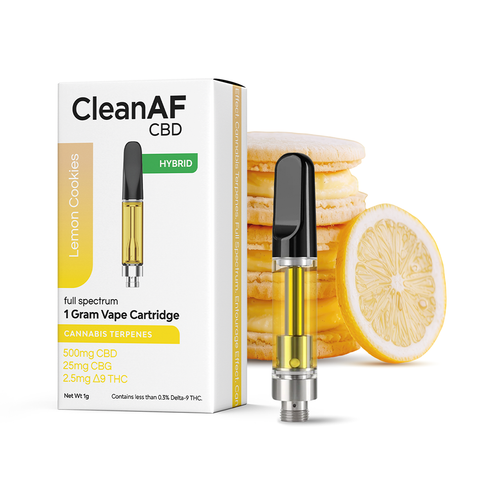 THC lemon cookies hybrid vape cart