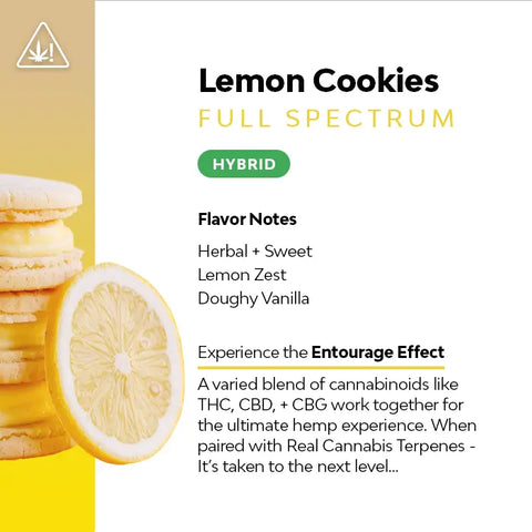 Lemon Cookies THC Vape Pen - Hybrid Full Spectrum Vape CleanAF CBD Lemon Cookies THC Vape Pen - Hybrid Full Spectrum Vape CleanAF CBD