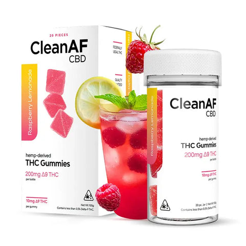 Raspberry Lemonade THC Gummies CleanAF CBD Raspberry Lemonade THC Gummies CleanAF CBD