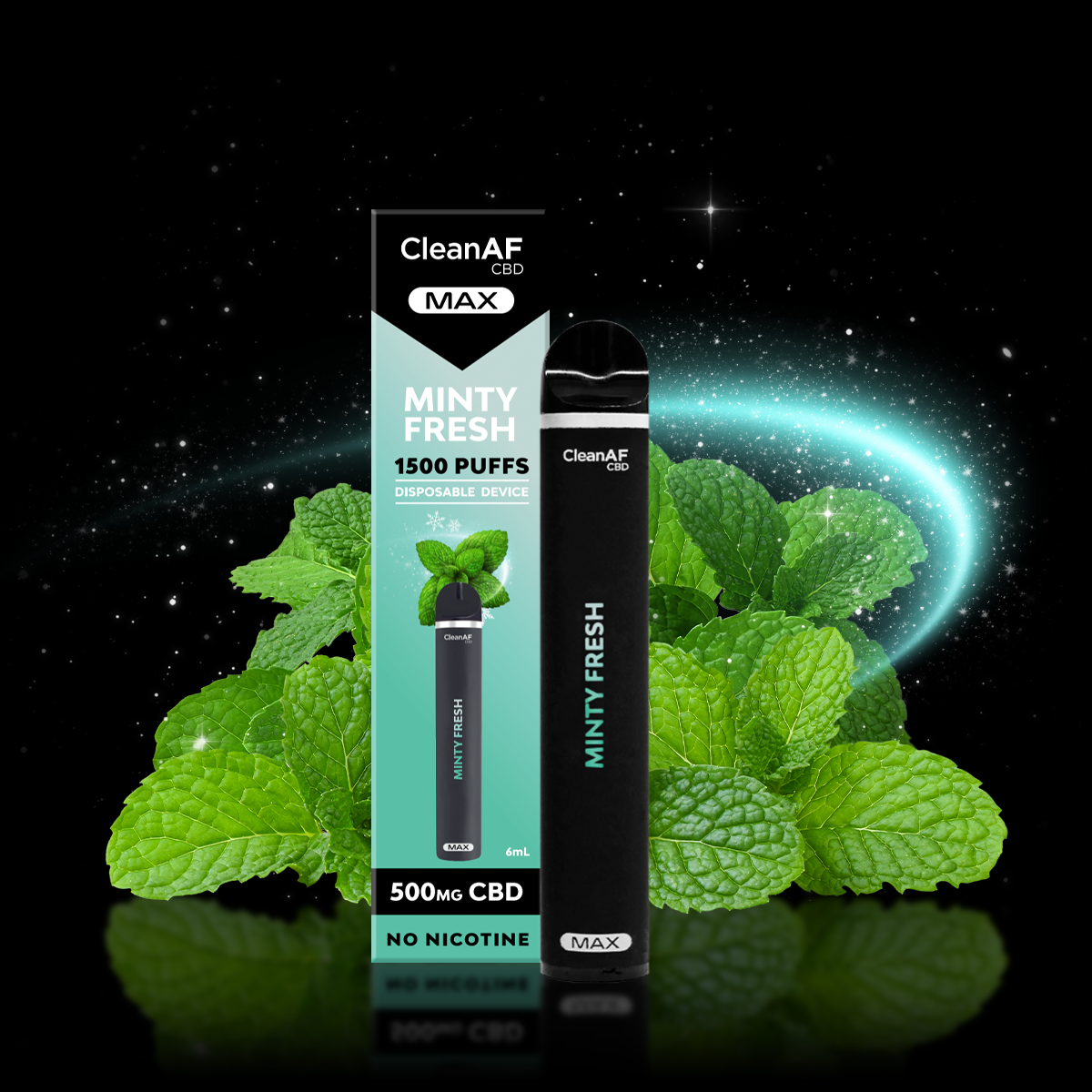 500mg CBD Disposable Vape Pen | CleanAF MAX – CleanAF CBD