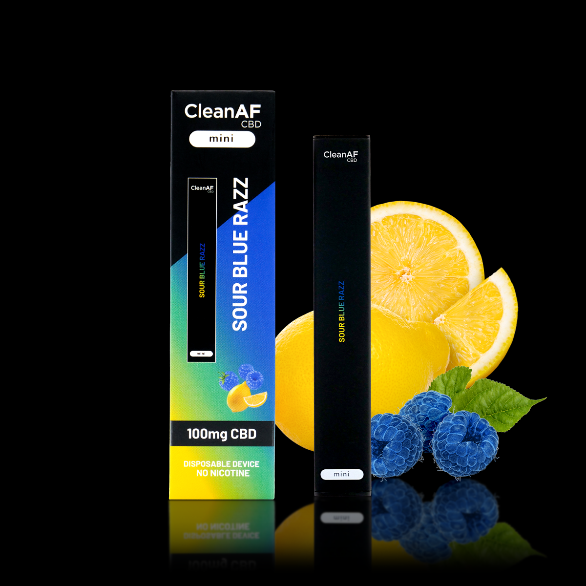 10pc Variety Pack | CleanAF mini 100mg CBD | 1 of each flavor!