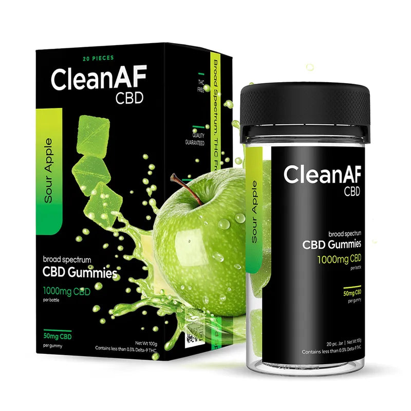 sour apple broad spectrum CBD gummies