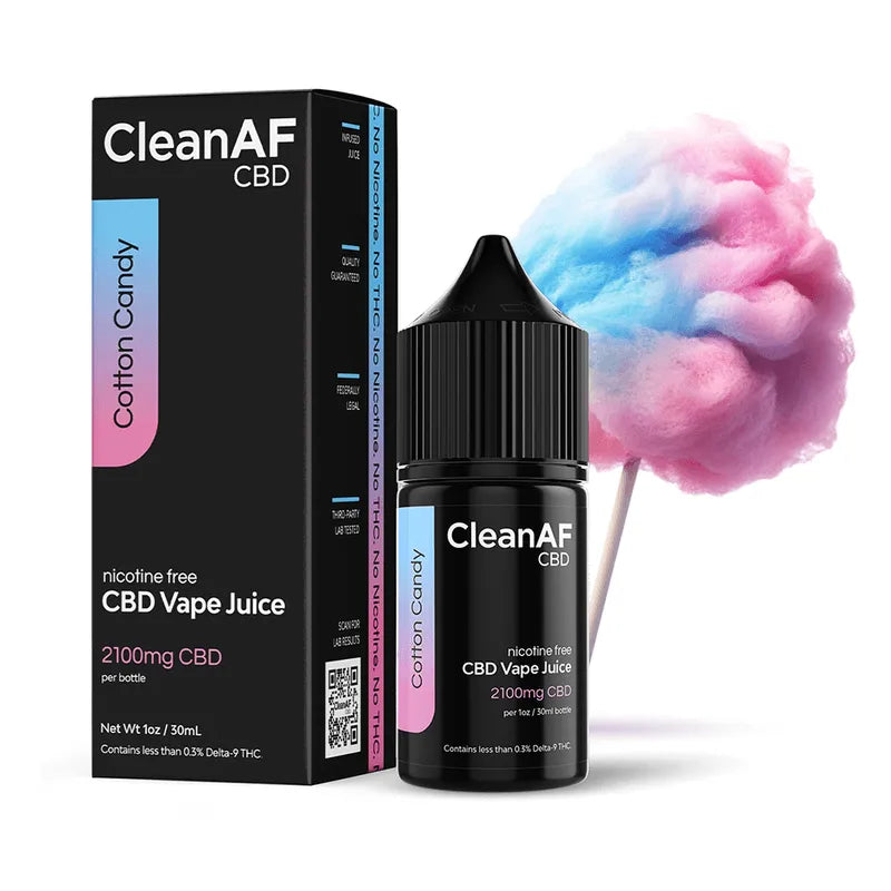 CBD vape juice cotton candy flavor